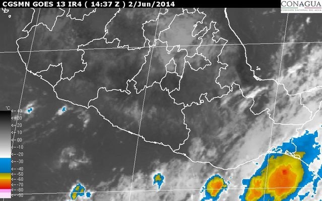 Lluvias muy fuertes en Puebla por formación ciclónica en Tehuantepec