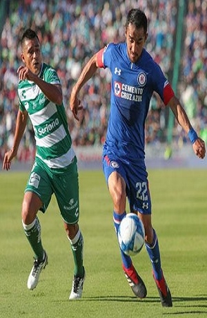 Cruz Azul sigue invicto, empató 1-1 ante Santos
