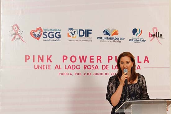 Puebla se suma a la campaña Pink Power para la detección oportuna de cáncer de mama