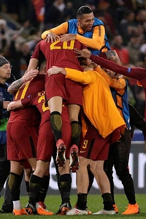 Roma venció por la mínima al Shakhtar Donetsk en la Champions League