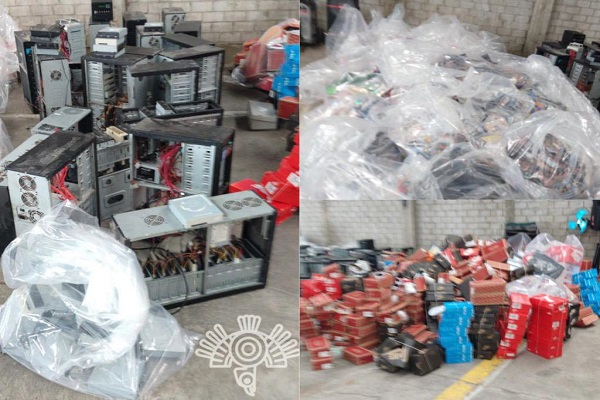 FOTOS: Decomisan mercancía pirata durante operativo en “La Cuchilla”