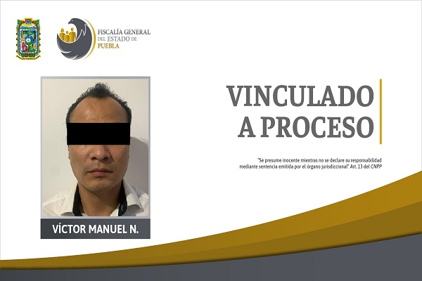 Mató a su pareja sentimental en Puebla y es vinculado a proceso por feminicidio