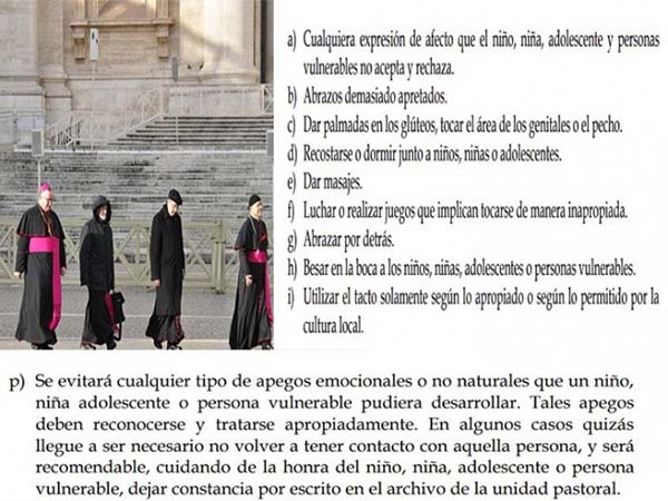 “Evita tocar genitales”, el polémico manual para sacerdotes chilenos