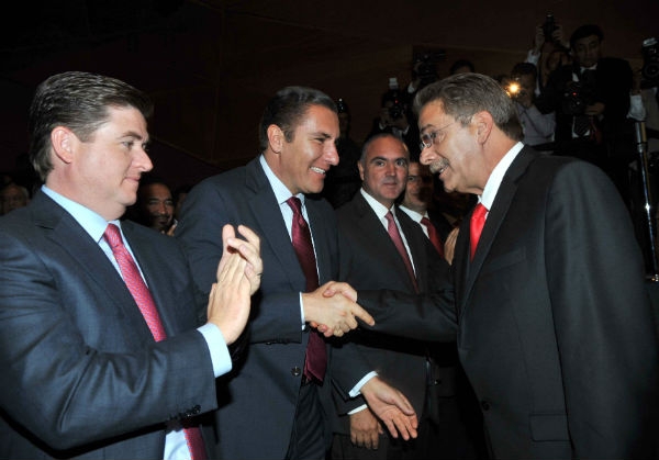 Moreno Valle acude a informe del gobernador de SLP