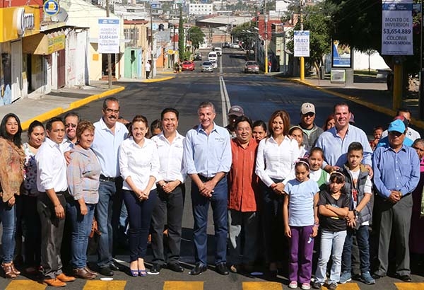 Tony Gali inaugura pavimentación de la 2 poniente, de 8 sur a 35 norte