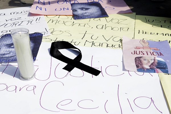 Mujeres exigen justicia y castigo a los asesinos de Cecilia Monzón