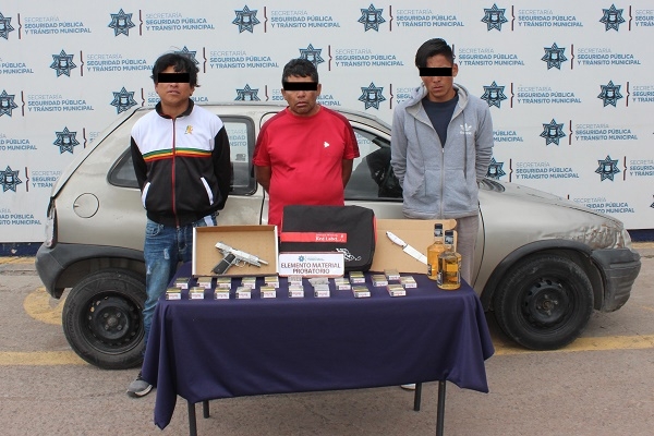 Cayeron asaltantes de negocios y ladrones de autopartes en Puebla
