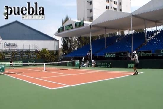 Selección Mexicana de Tenis realiza entrenamiento en Puebla