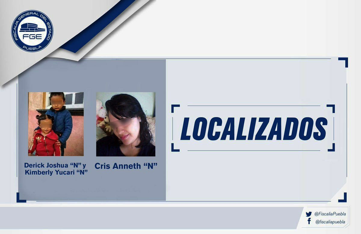 Localizan a madre y sus dos hijos que abandonaron su casa en Zacatlán