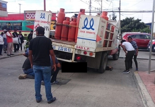 Anciana pereció arrollada por camión de Gas en la colonia Francisco Villa