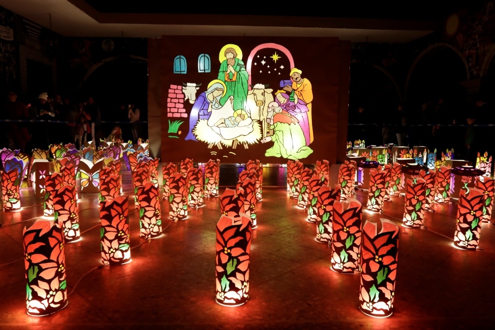 Abren Villa Iluminada en Atlixco con pista de hielo