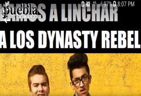 “Vamos a Linchar a Los Dynasty Rebel” convocan poblanos en Facebook