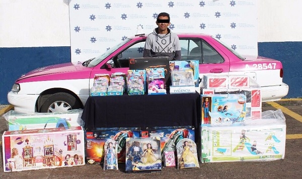 Cayó asaltante de Juguetrón tras persecución en Puebla