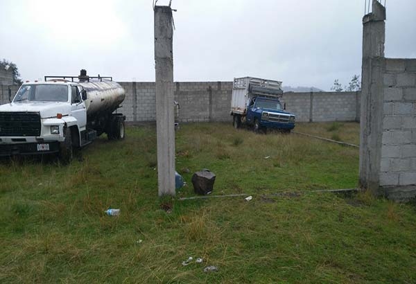 Caen dos ordeñadores de ductos de Pemex en Amozoc