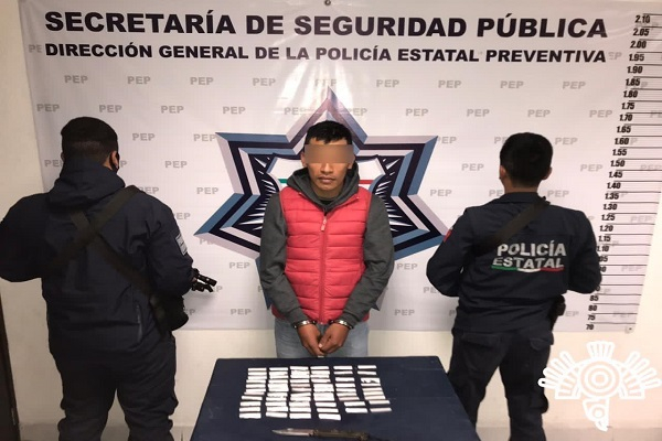 Vendedor de drogas de “El Masero” es asegurado en Aquixtla