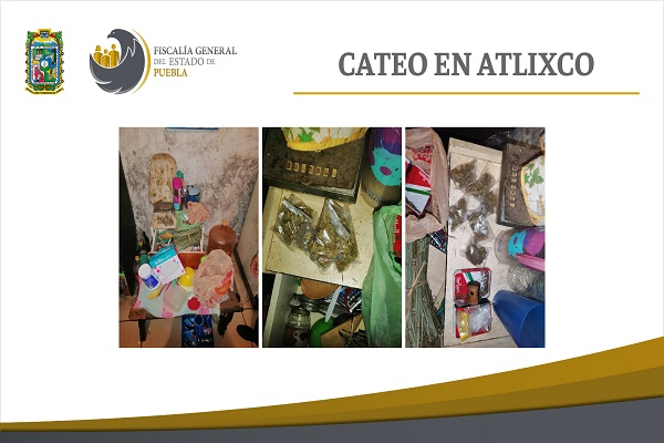 SSP localiza en Atlixco inmueble donde se vendía droga