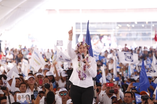 “Nadie nos va a intimidar, ¡vamos a ganar la gubernatura!”: Martha Erika