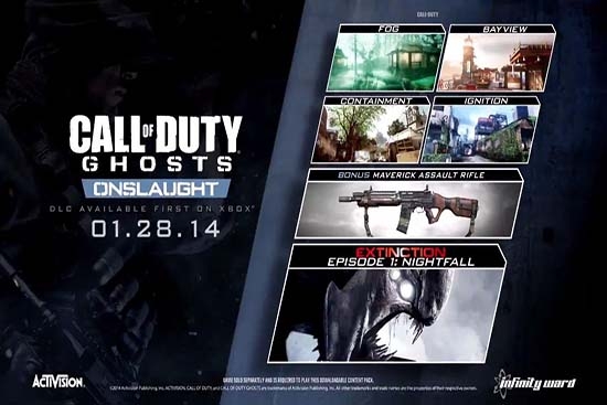 Onslaught, el descargable de COD: Ghosts, gratis en PSN este fin de semana