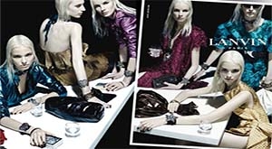 La campaña metálica de Lanvin