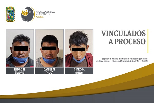 Padre e hijos en la cárcel acusados de homicidio en San Salvador El Seco
