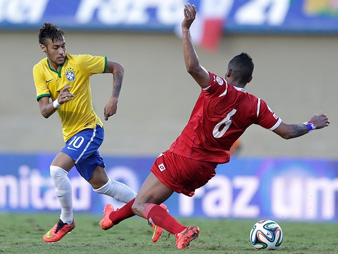 Brasil 2014: Neymar y Brasil golearon 4-0 a Panamá rumbo al Mundial