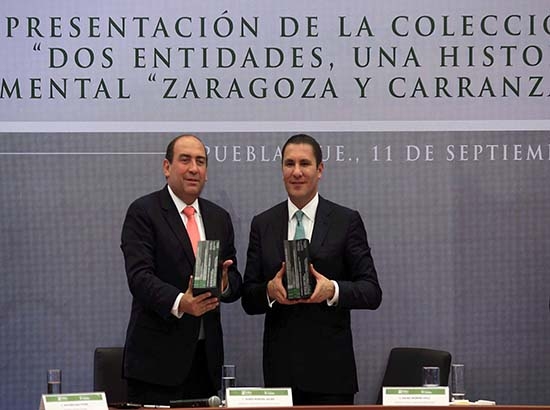 Gobernadores de Puebla y Coahuila  presentan proyecto cultural conjunto