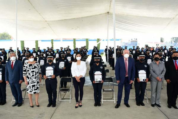 Ayuntamiento de Puebla fortalece a la Policía Municipal con nuevos efectivos, unidades y vehículos