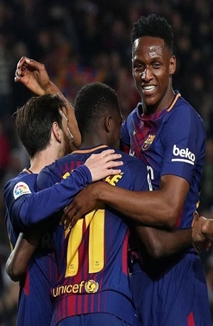 Barcelona goléo 5-1 al Villarreal en la Liga de España