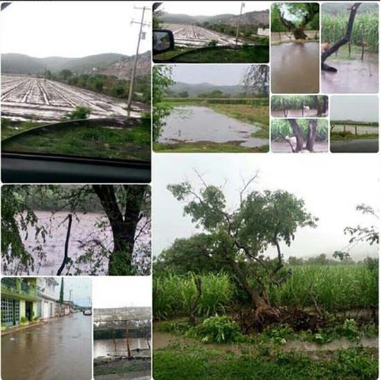 Tormenta causa afectaciones menores en 50 casas de Jolalpan y Epatlán