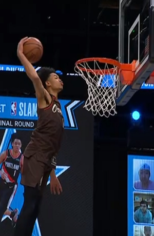 NBA: Anfernee Simons es el ganador del Slam Dunk Contest