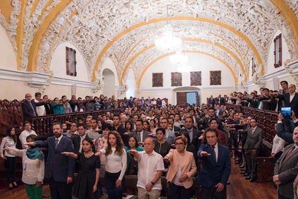 Toma protesta nuevo Consejo Universitario de la BUAP, periodo 2019-2021
