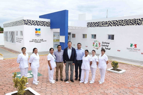 Moreno Valle inaugura 5 centros de salud en Tlachichuca, con inversión de 15 mdp