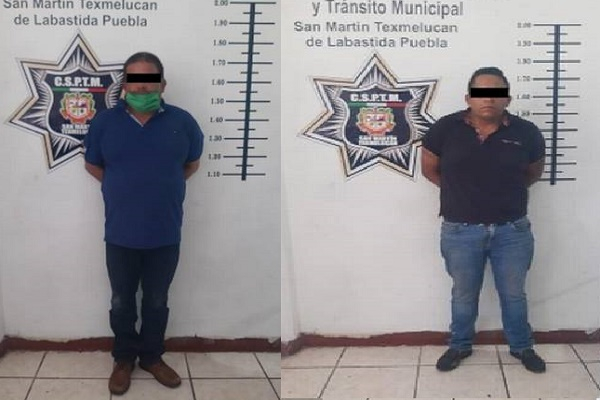 Empistolados fueron detenidos en Texmelucan; los señalan como asaltantes