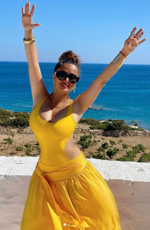 Salma Hayek agradece felicitaciones por su cumpleaños