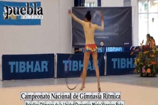 Campeonato Nacional de Gimnasia Rítmica en Puebla