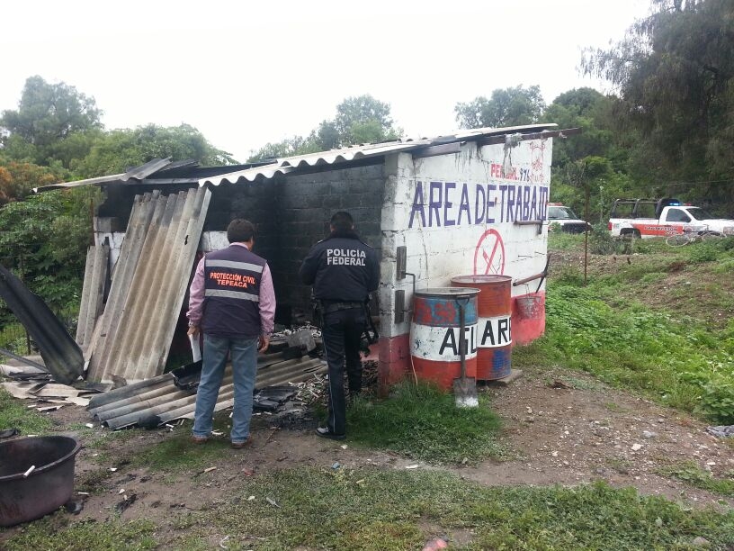 Estalla taller de pólvora en Tepeaca; dos heridos