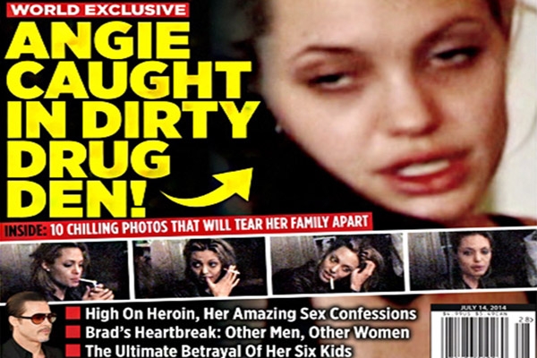 Angelina Jolie, filtran fotos donde aparece drogada
