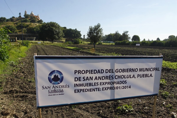 Ayuntamientos de Cholula dejan sin efecto expropiación en la pirámide