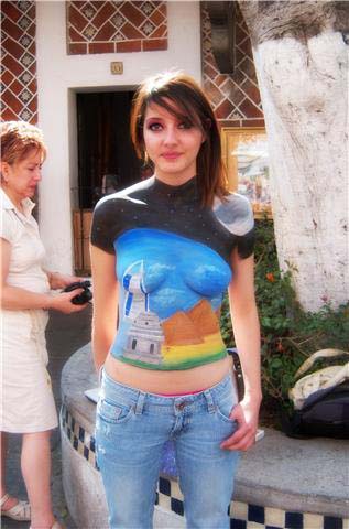 Body Paint Boob