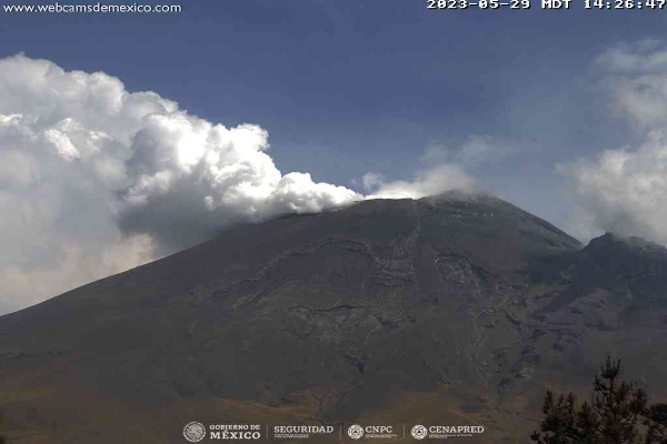 Popocatépetl martes 30