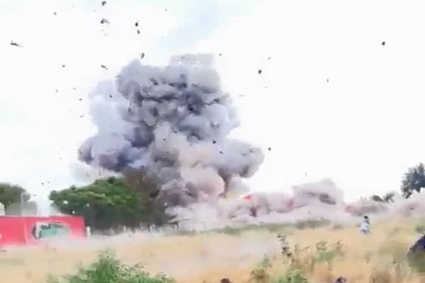 Explota polvorín en La Saucera de Tultepec en EdoMex