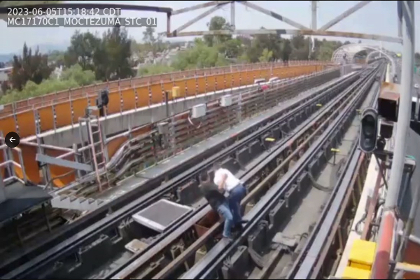 metro electrocutado