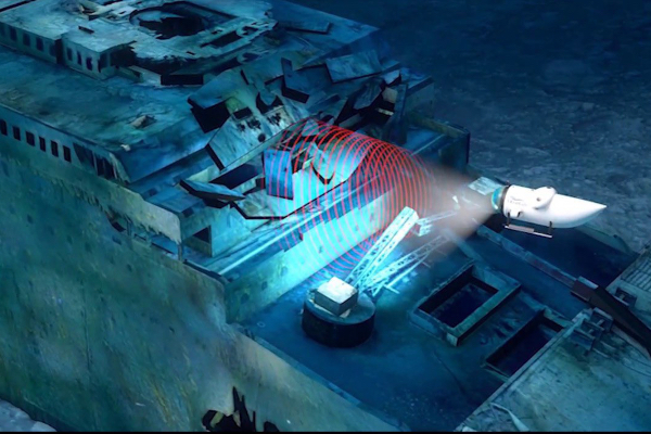 Detectan signos de vida donde bajó submarino al Titanic