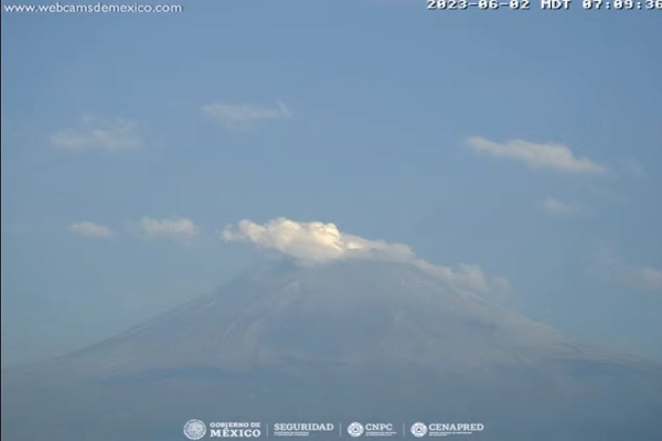 viernes Popocatépetl