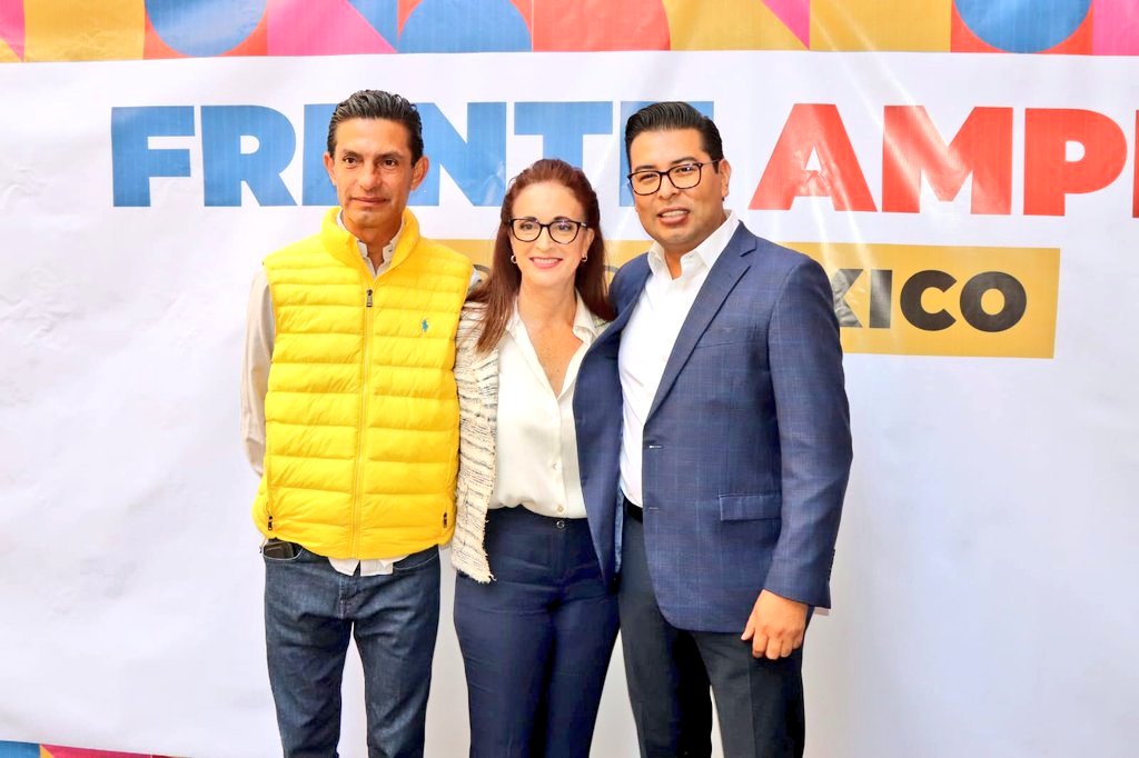 Líderes en Puebla del PAN-PRI-PRD acuerdan ir en alianza para elecciones 2024