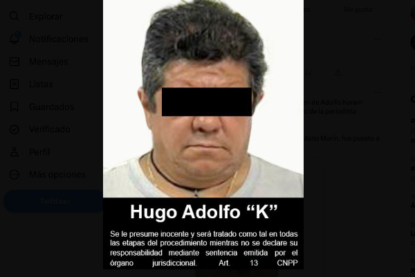 Capturan a Adolfo Karam Beltrán en Veracruz
