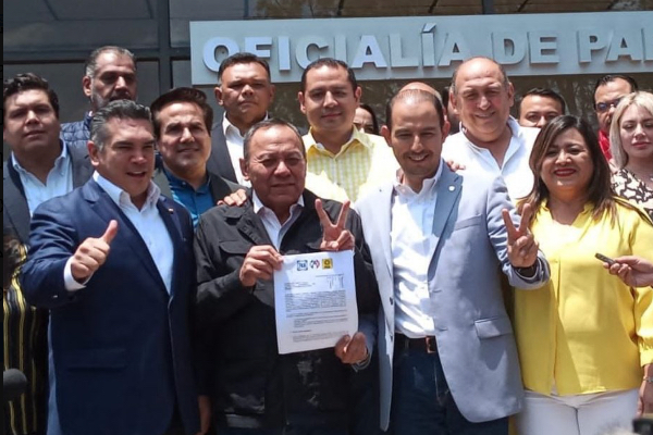 Registran PAN, PRI y PRD el Frente Amplio por México