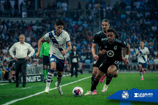 Club Puebla recibe goleada de Minnesota en debut en Leagues Cup