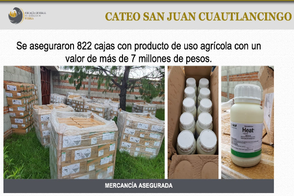 Recuperan en Cuautlancingo mercancía valuada en 7.3 mdp