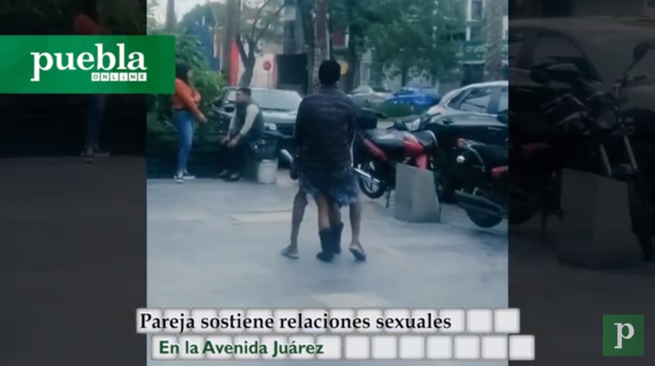Difunden en redes a pareja teniendo sexo en plena avenida Juárez